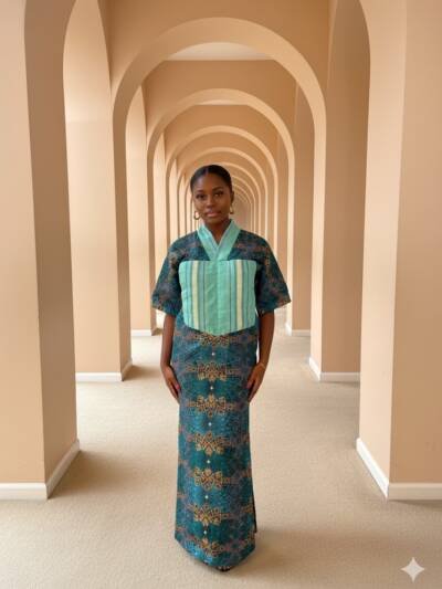 Emerald Grace Two-Piece Ensemble