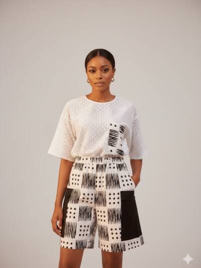 Monochrome Muse Two-Piece Set