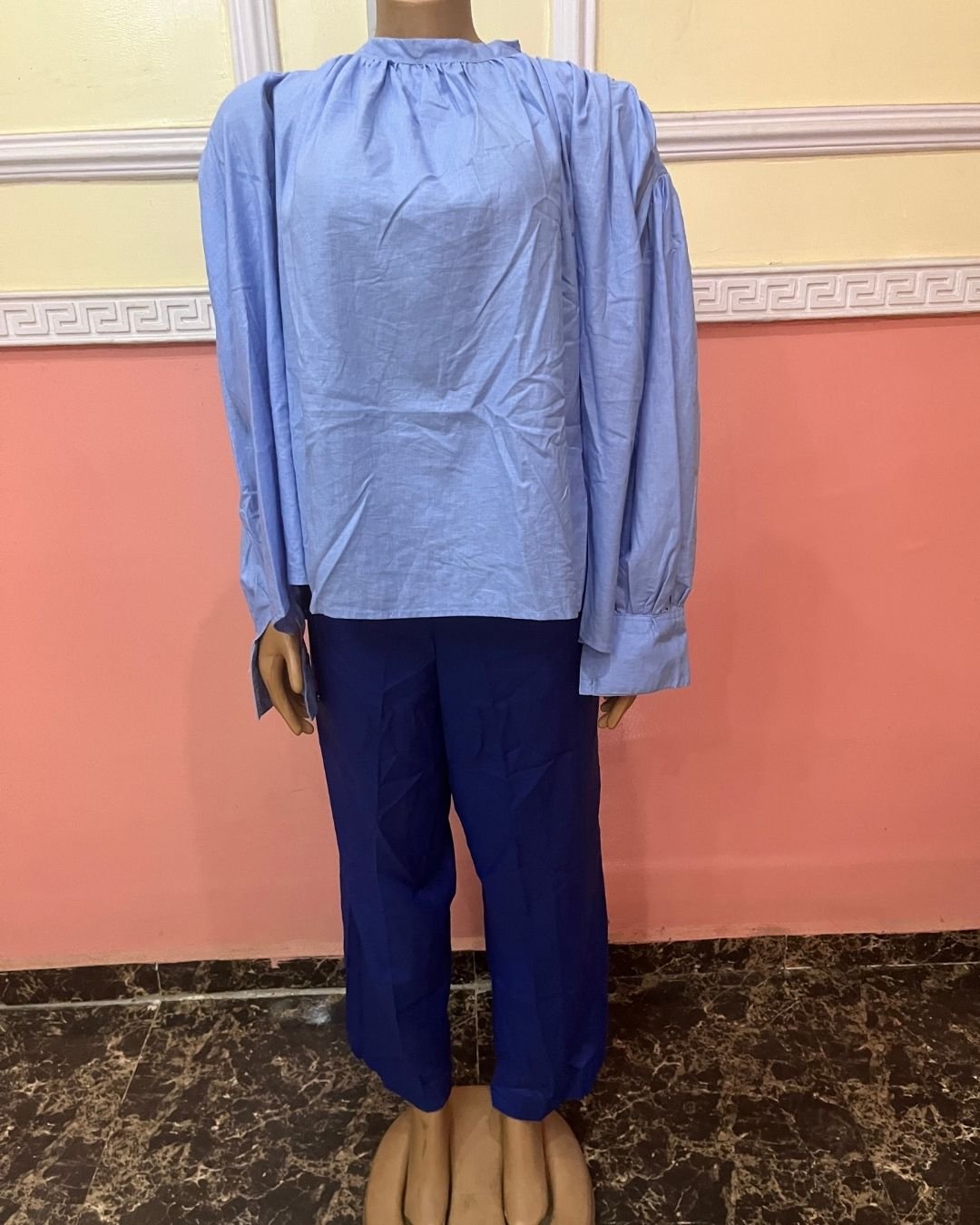 The Amara Grace Soft-Blue Co-Ord Set - Image 3