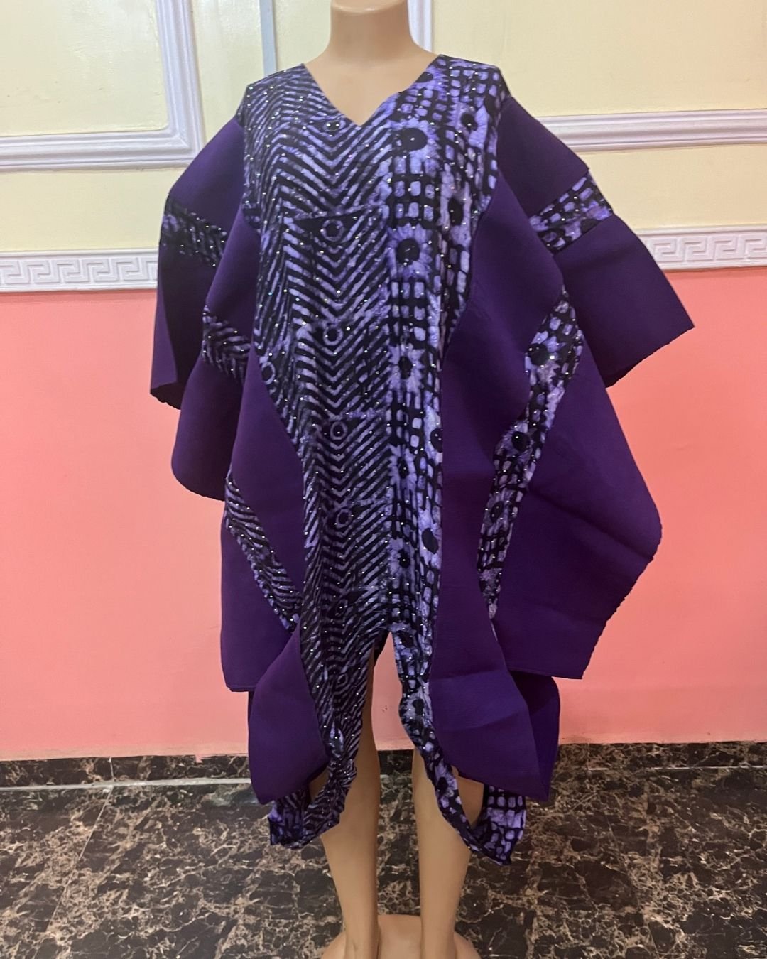 The Adunni Bloom Royal Sculpted Kaftan - Image 3