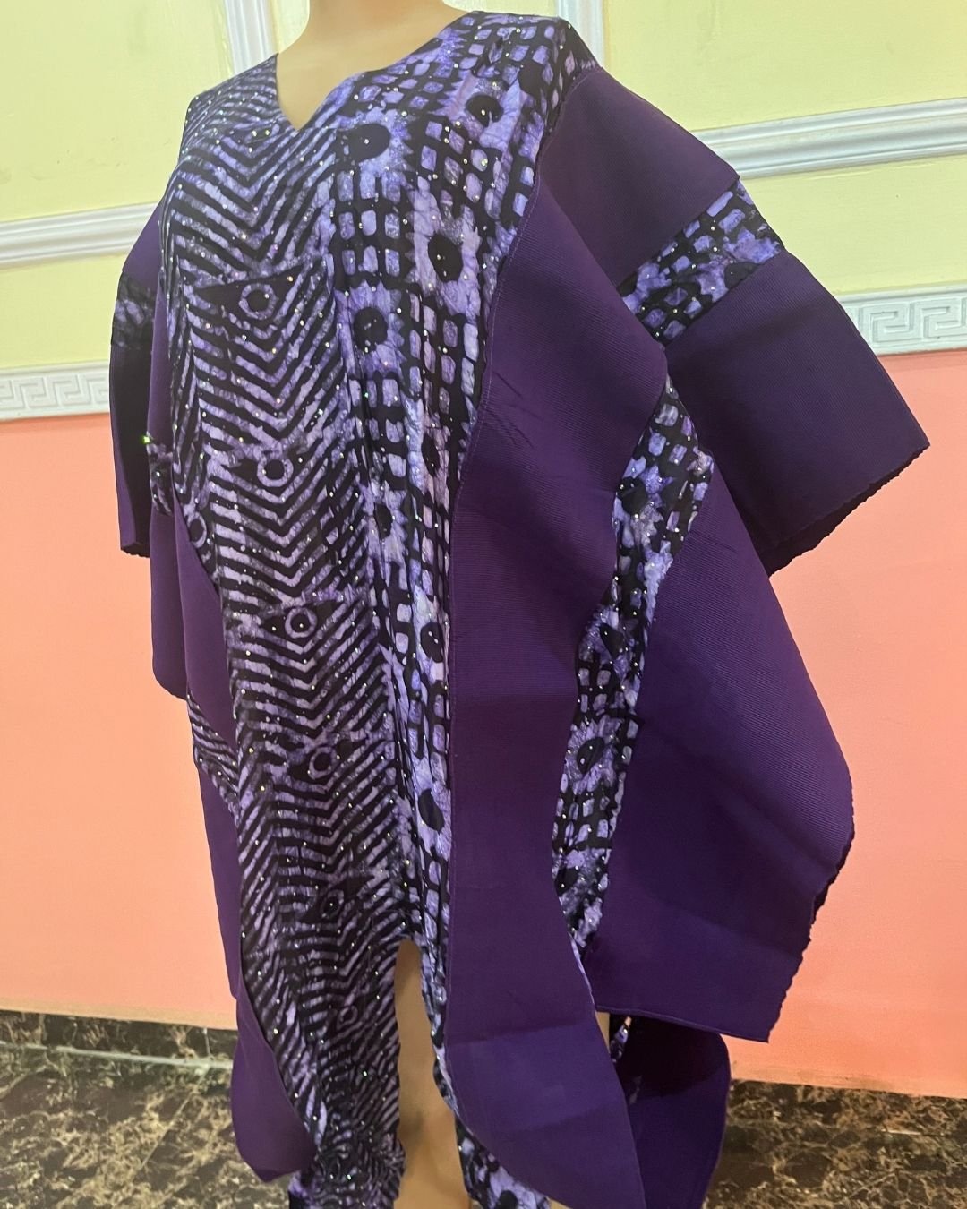 The Adunni Bloom Royal Sculpted Kaftan - Image 4