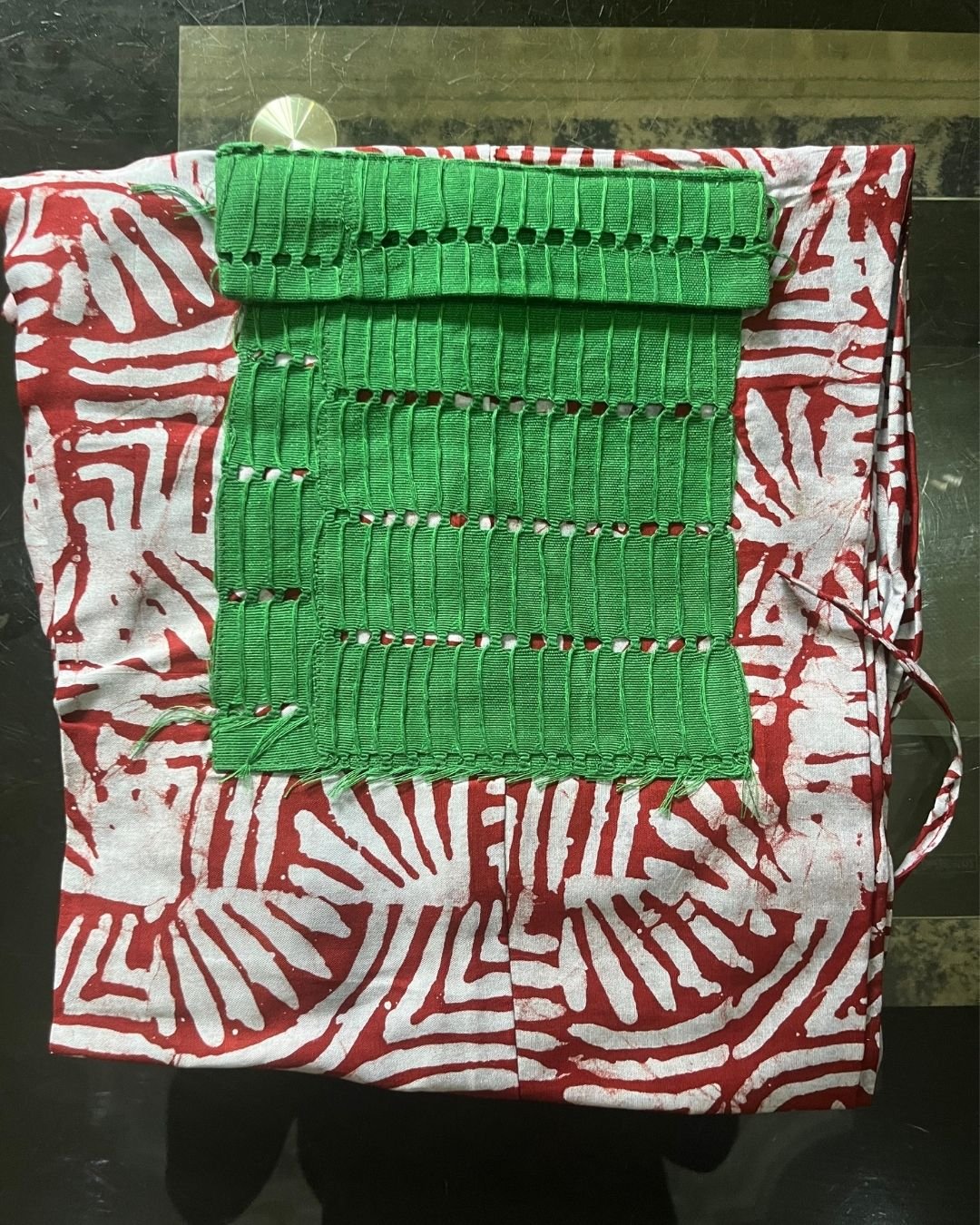 Men’s Adire-Lace Accent Pants - Image 6