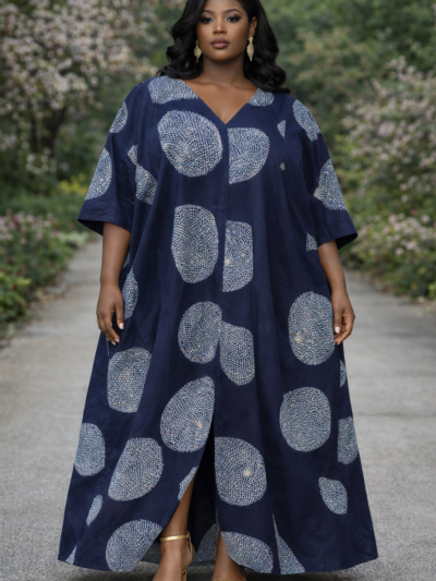 Adesewa Midnight Shimmer Kaftan