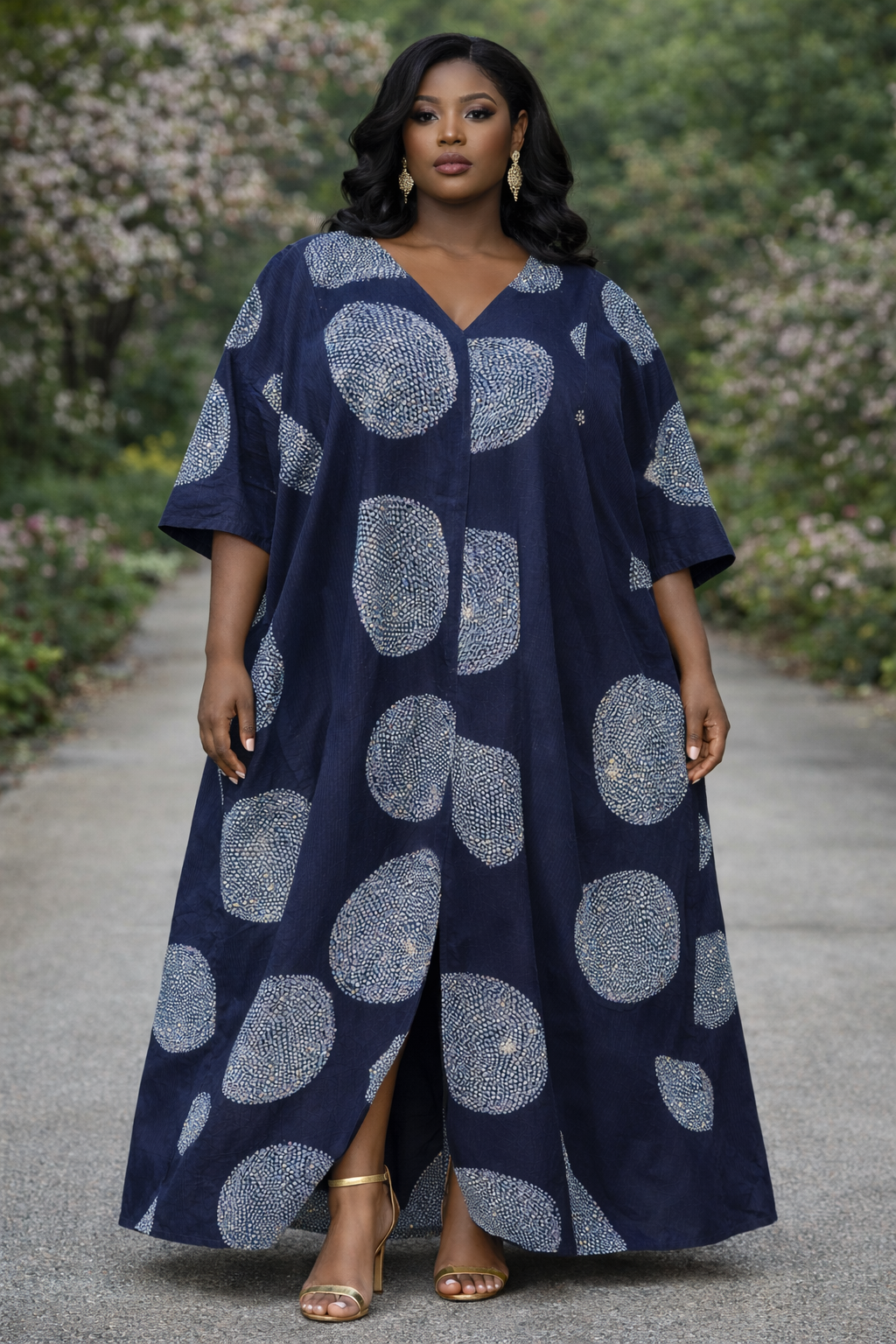 Adesewa Midnight Shimmer Kaftan