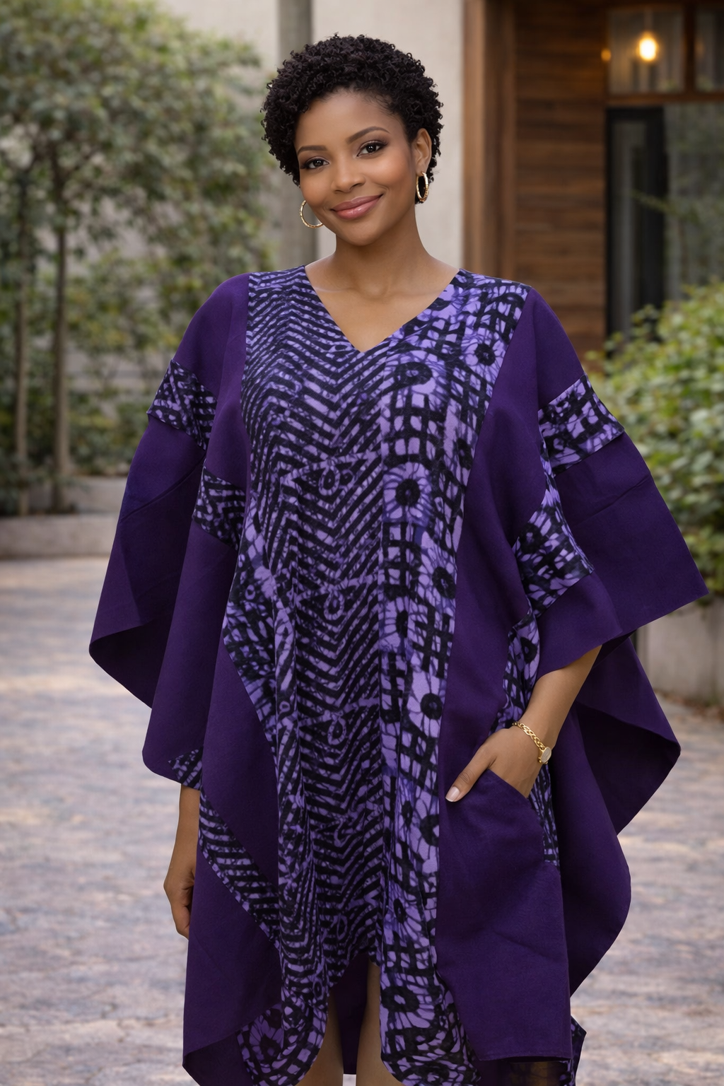 The Adunni Bloom Royal Sculpted Kaftan
