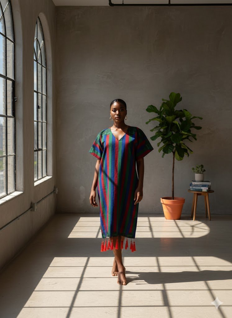 The Kemi Striped Radiance Dress