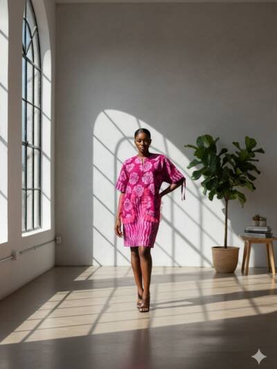 The Zuri Floral Heritage Dress