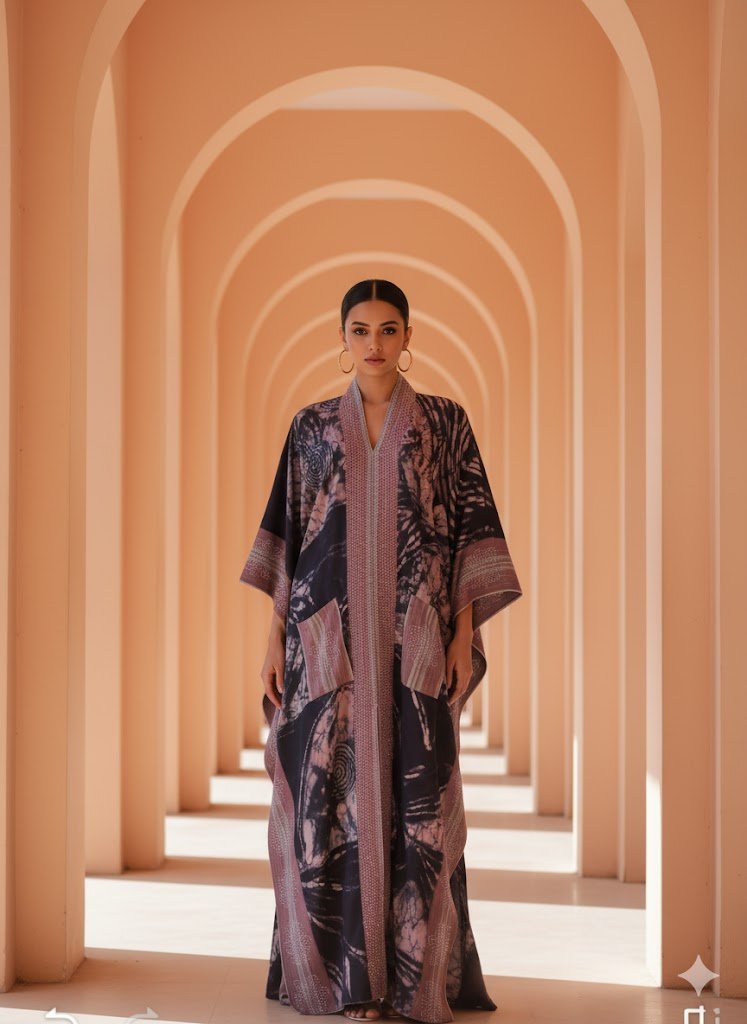 Flowing Luxury Kimono-Style Kaftan