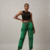 Green Medallion Ankara Trousers